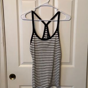 Cute ...black white tank top